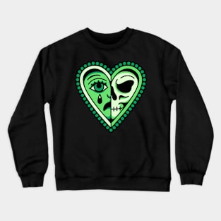 Bert grimm heart and skull Crewneck Sweatshirt